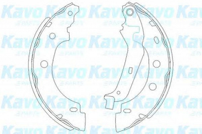 KAVO PARTS kbs7410 -  Колодки тормозные барабанные, комплект